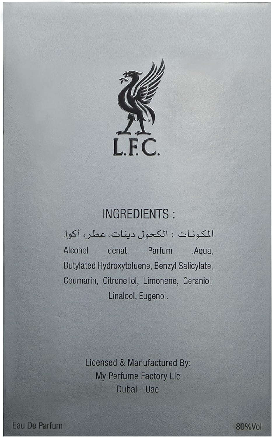 Liverpool FC WALK ON Eau De Parfum for Men, 100ml