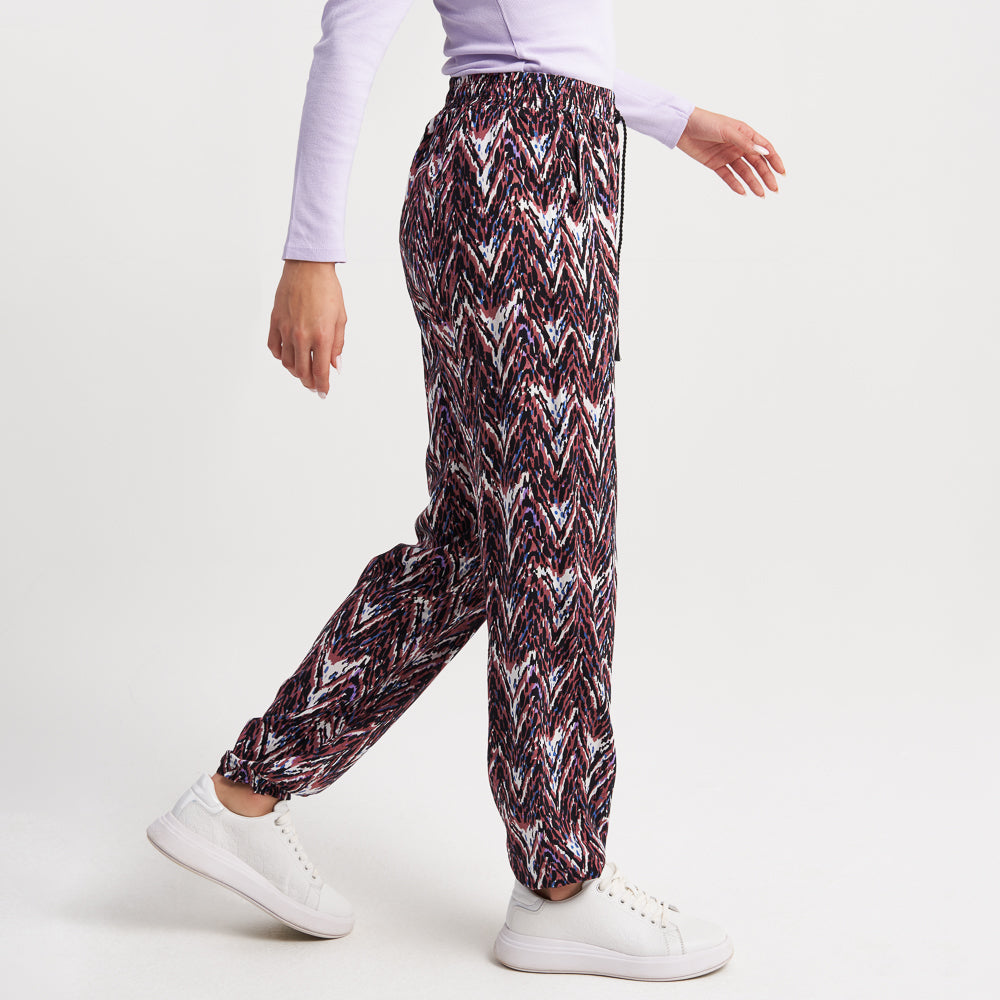 Hailys Women's Printed Drawstring Lounge Pants - Vibrant Pattern