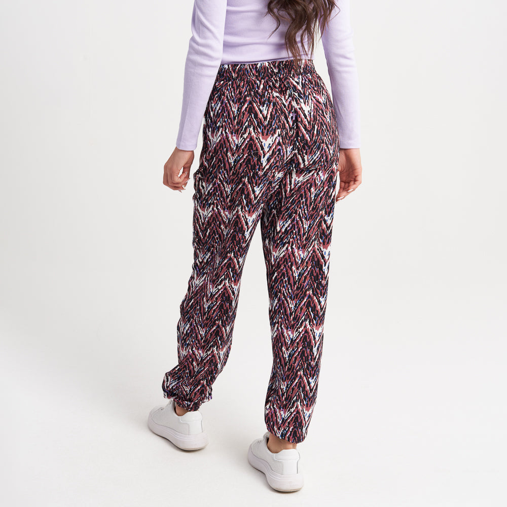 Hailys Women's Printed Drawstring Lounge Pants - Vibrant Pattern